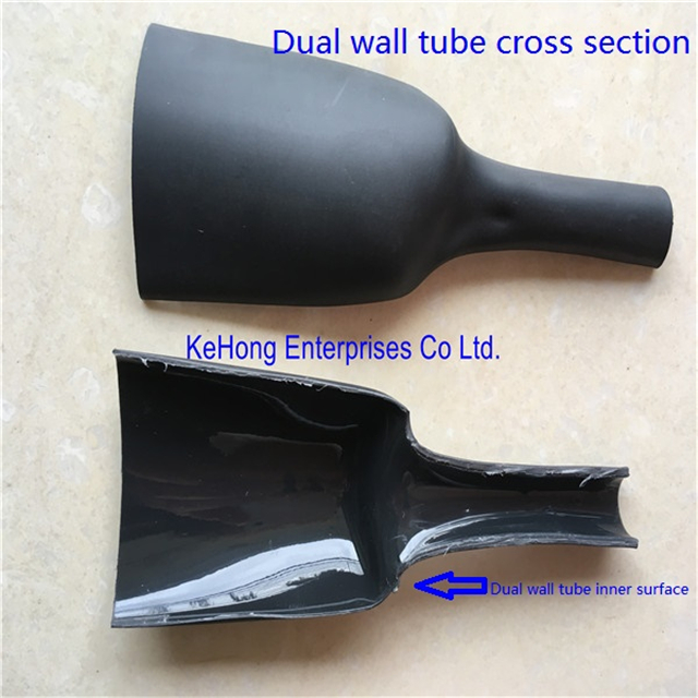 polyolefin heat shrink tubing with glue