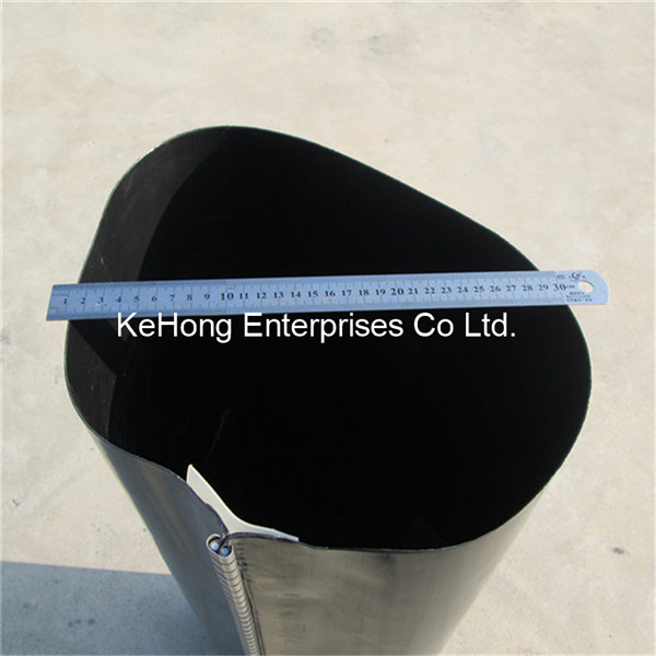 Wraparound repair cable large shrink wrap tubing with adhesive
