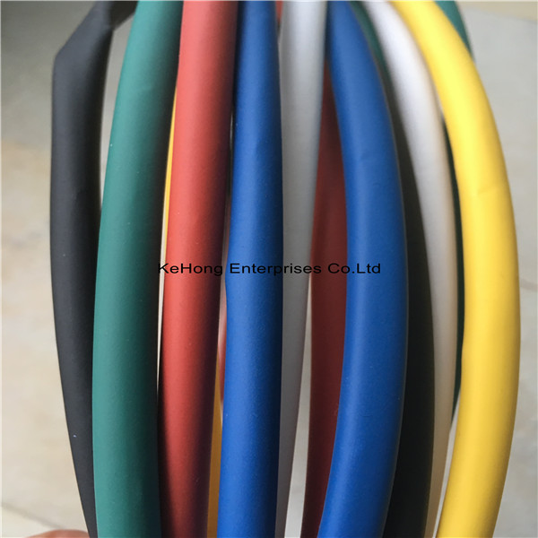 Flexible, shiny general-purpose polyolefin heat shrink tubing