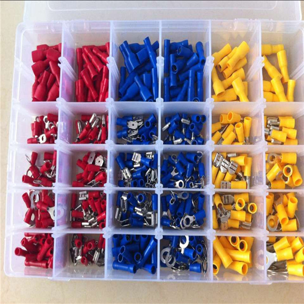 Heat Shrink Wire Wrap terminal Crimp Connectors Spade Set