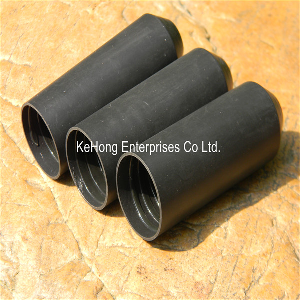 Heat shrink end cap for large cables