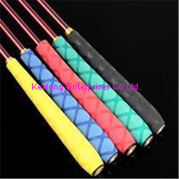 Flexible skidproof heat shrink tube of fishing rod