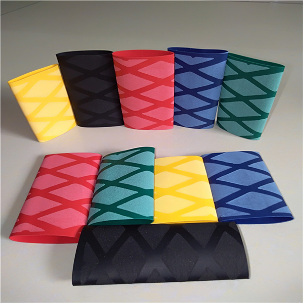 Flexible skidproof heat shrink tube of fishing rod