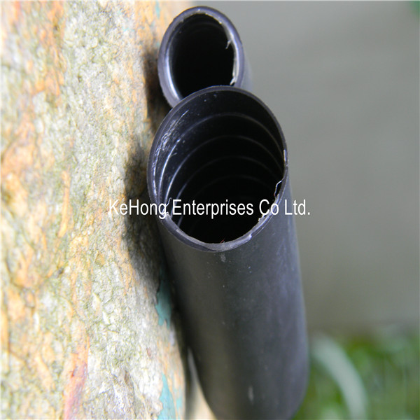 Cable End cap with spiral adhesive