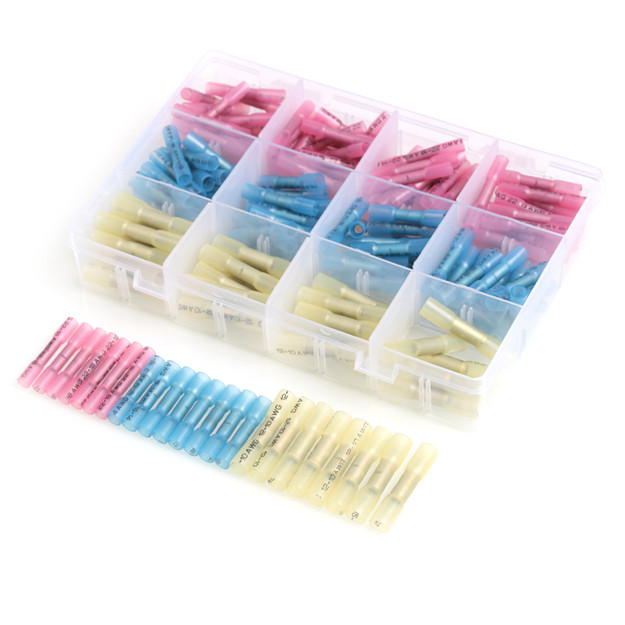 200 Pcs Heat shrink butt connector kits