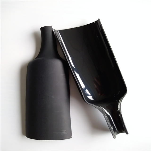 Semi rigid heat shrink tube for automotive fuel line corrosion proof