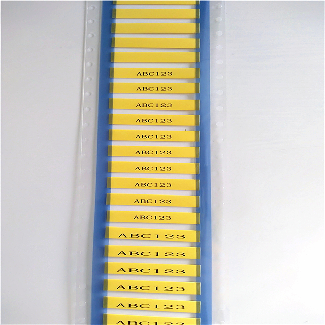 Heat Shrink Cable Identification Tube Printable Label Wire Marker Sleeve