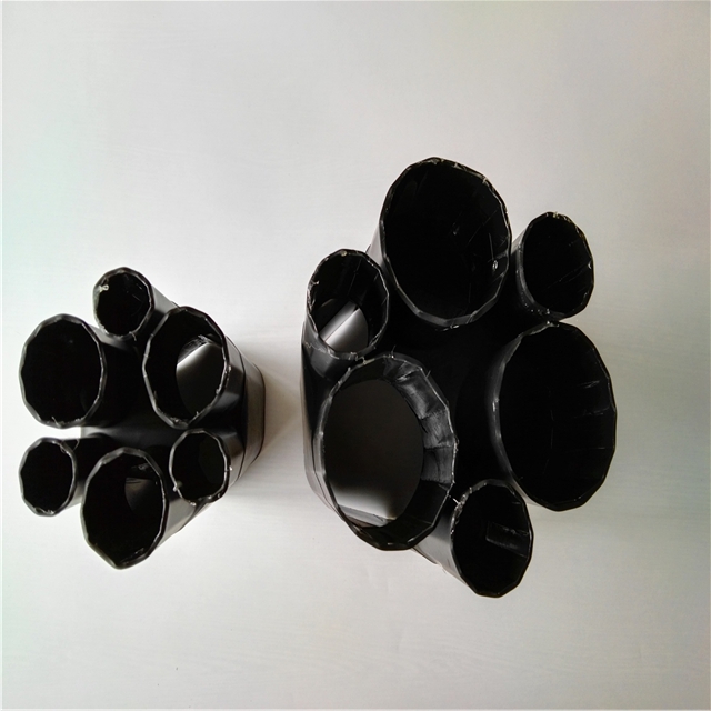 6 cores Cable breakout with spiral adhesive backing