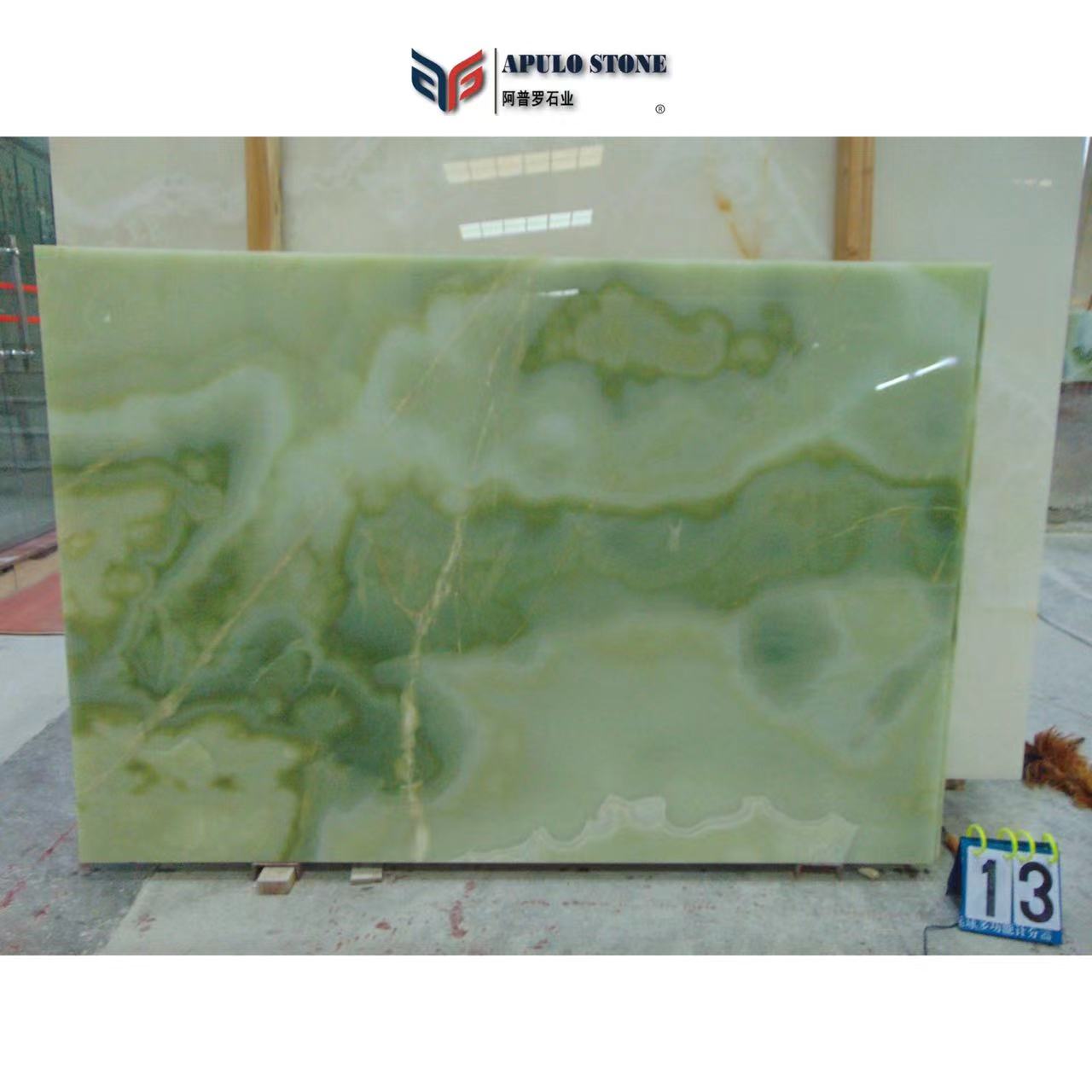 Translucent light green onyx pakistan iran green onyx marble stone slab red vein marmor onyx marble