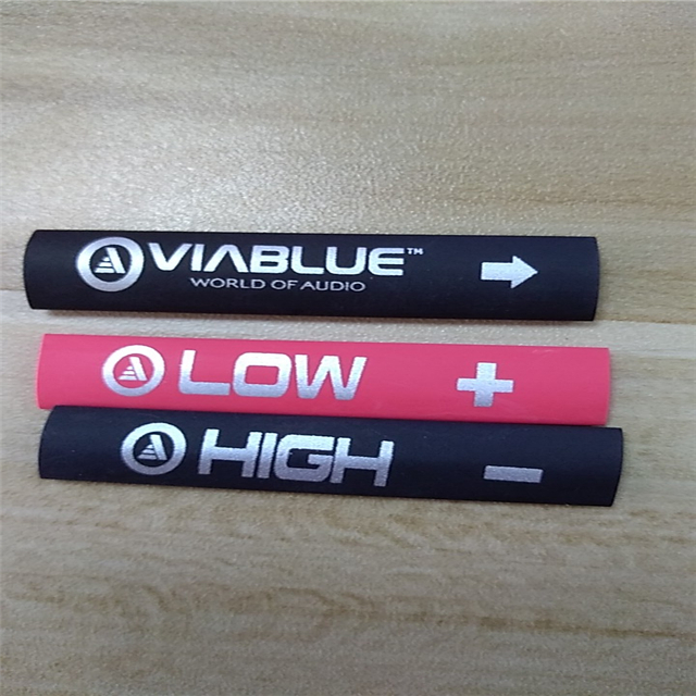 3:1 Custom printing UL224 colorful dual wall heat shrink tube logo
