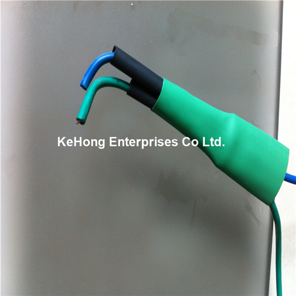 Single wall heat shrink tube without adhesive